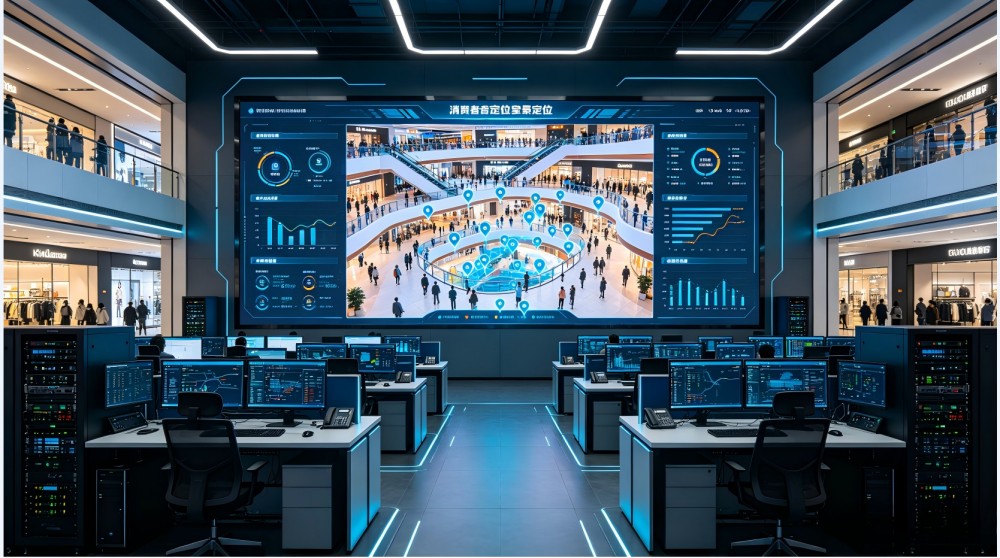 某城市商业综合体 - WiFi 室内移动终端实时定位项目(实现12万平米全场定位与智慧运营)