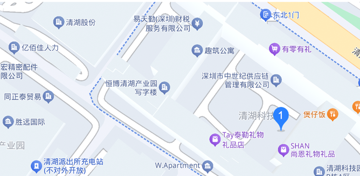 深圳呈先通信设备有限公司地图位置
